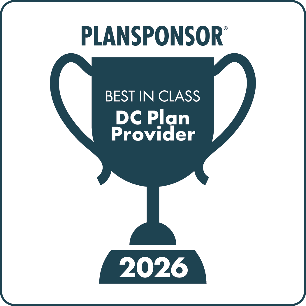 PlanSponsor 2026 Best In Class award logo