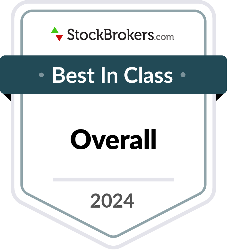 Stockbrokers.com 2024 award badge