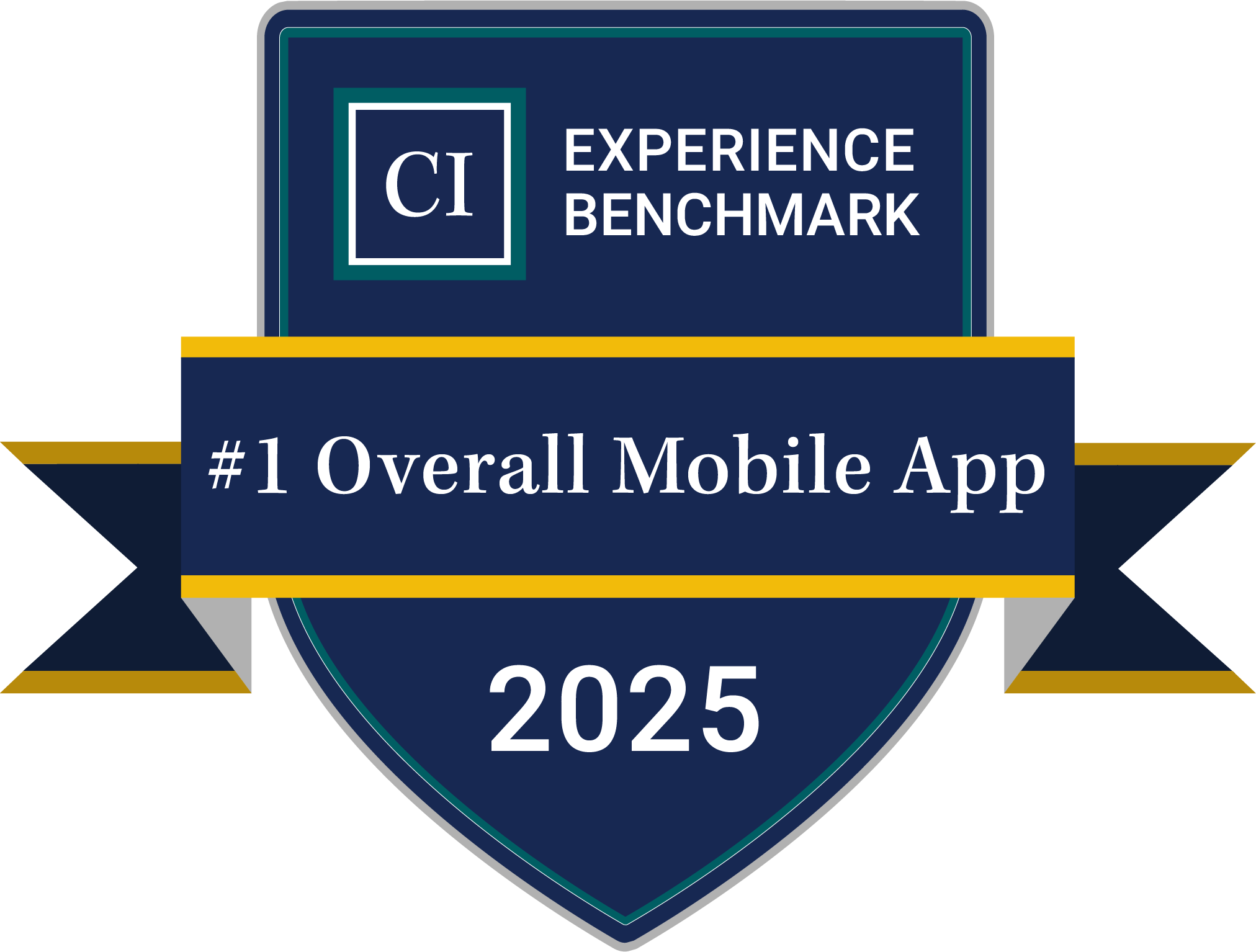 Corporate Insight 2025 #1 Overall Mobile App award