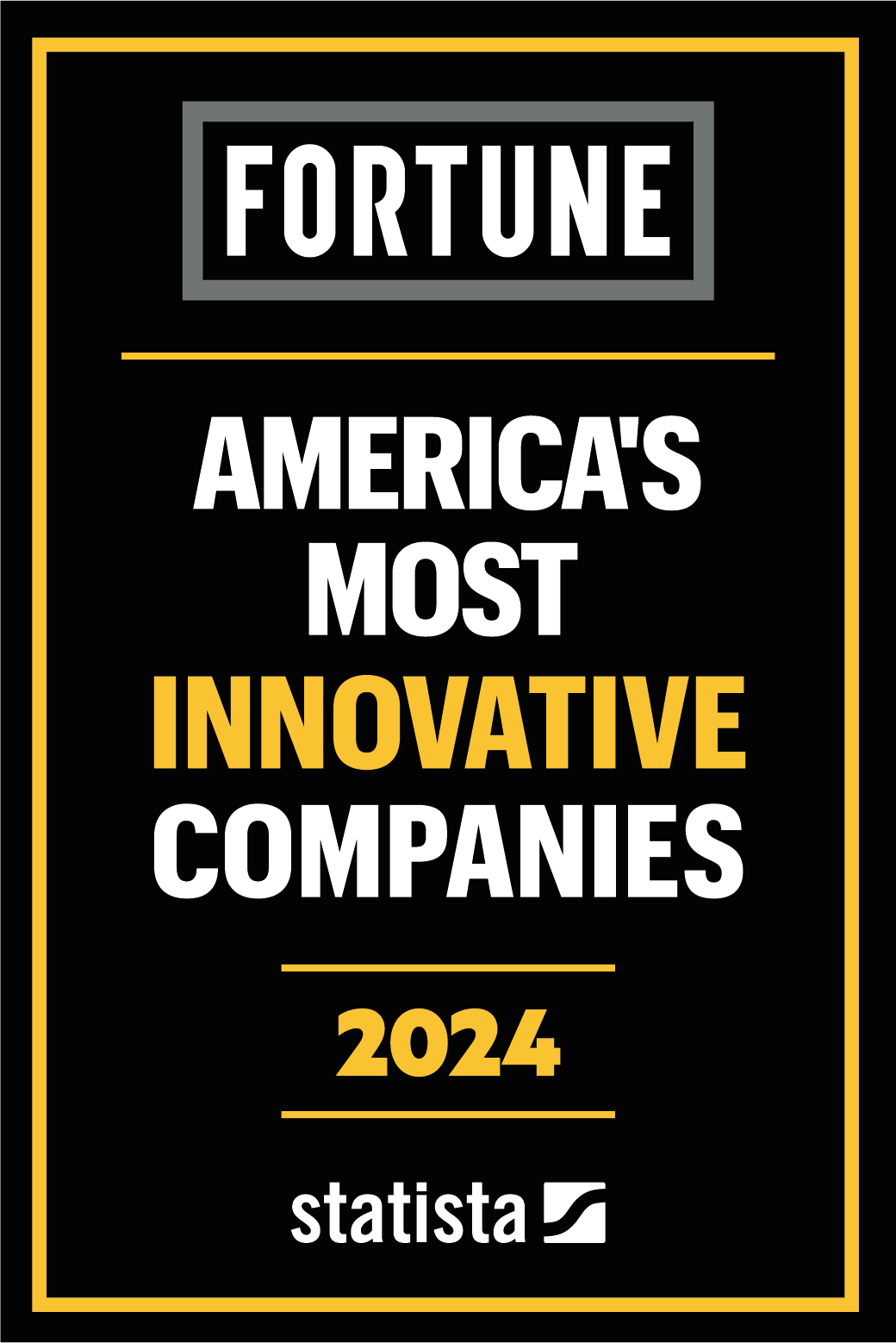 Fortune 2024 America's Most Innovative Companies award