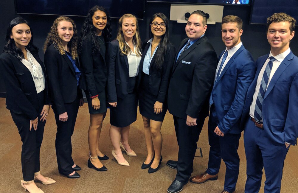 A group of interns at IMPACT.