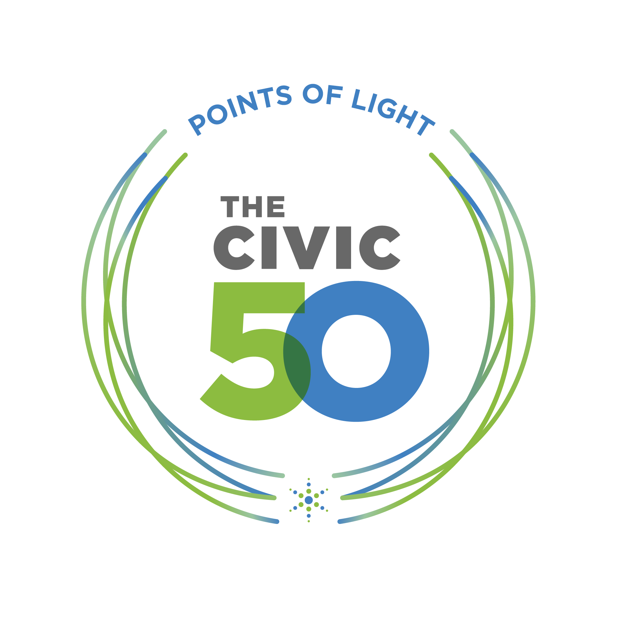 Points of Light The Civic 50 award logo