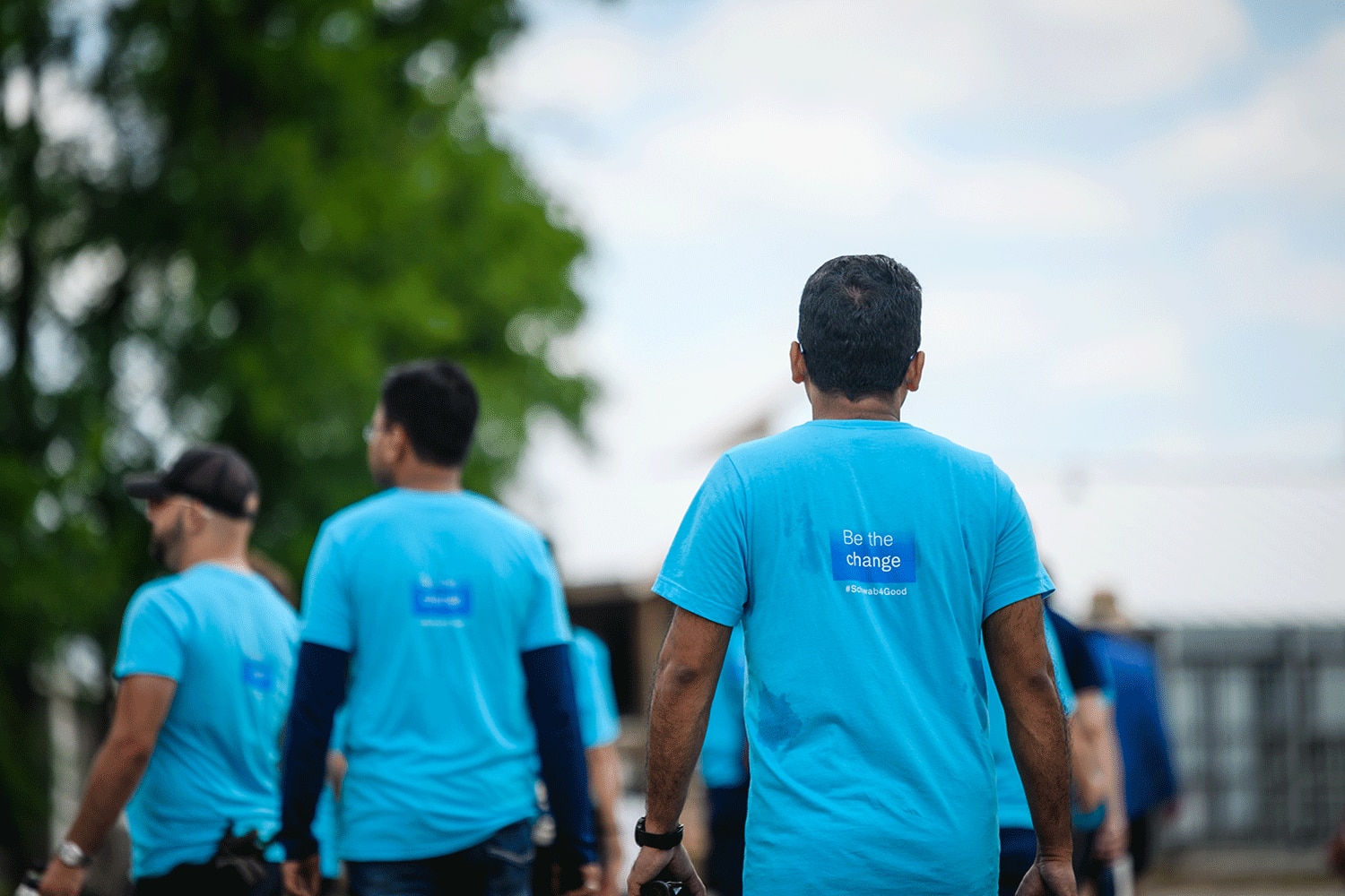 Schwab volunteers