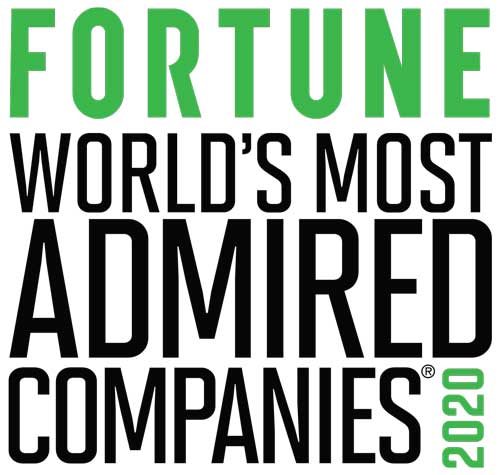 : In 2020, Charles Schwab was selected as one of the FORTUNE Top 50 ‘World's Most Admired Companies®’.