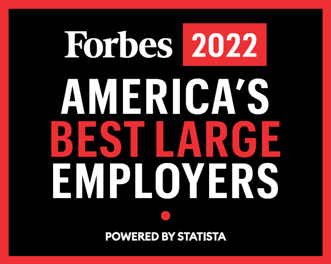 Forbes 2022 America's Best Large Employers award