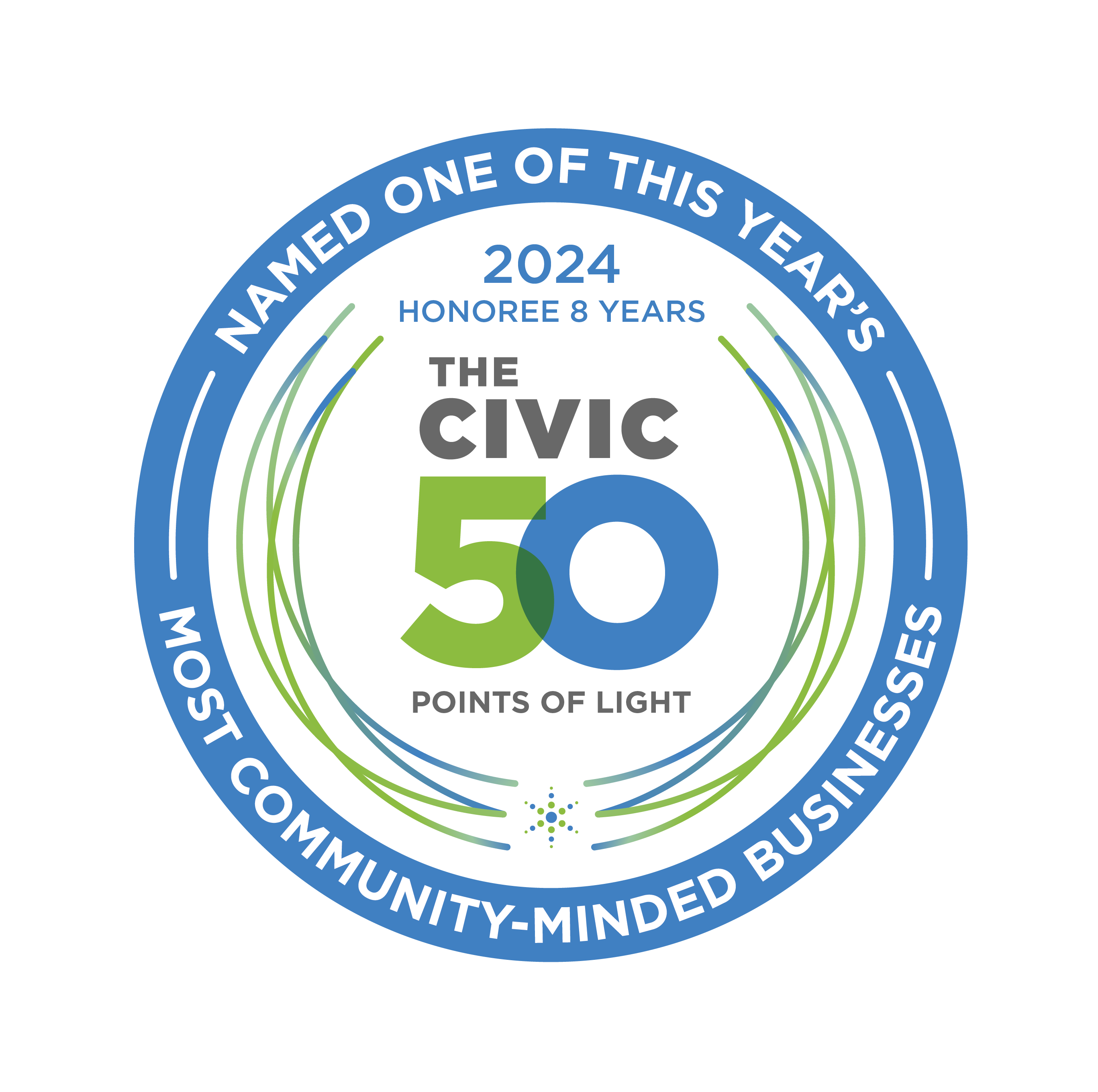 POL The Civic 50 8-year Honoree award