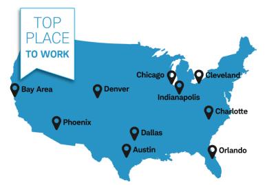 Map of Schwab locations