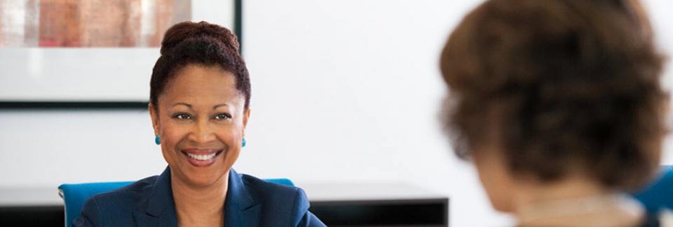 woman in office